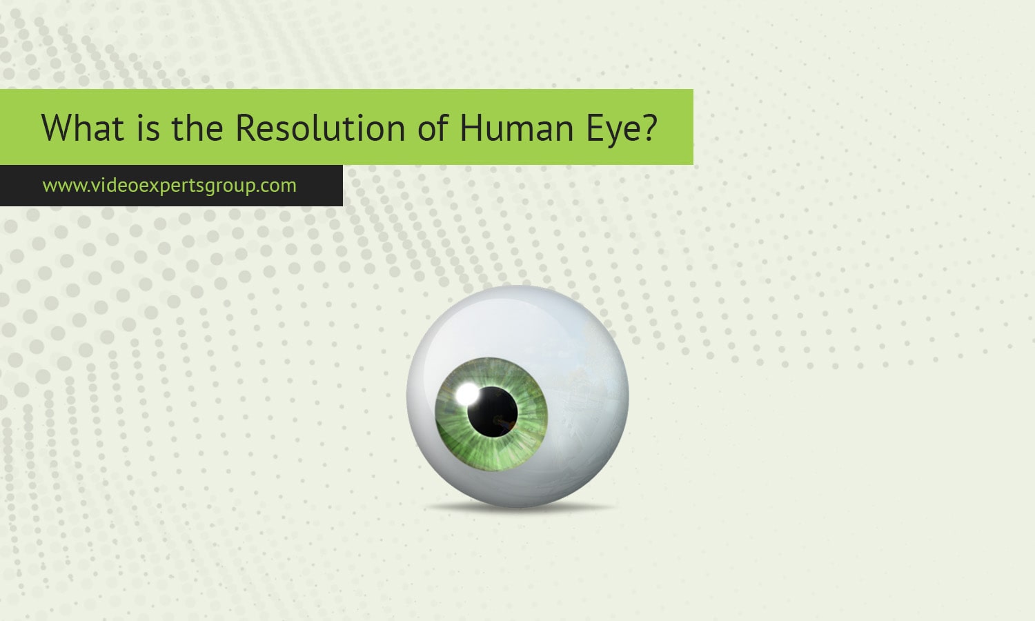 What is the Resolution of Human Eye?