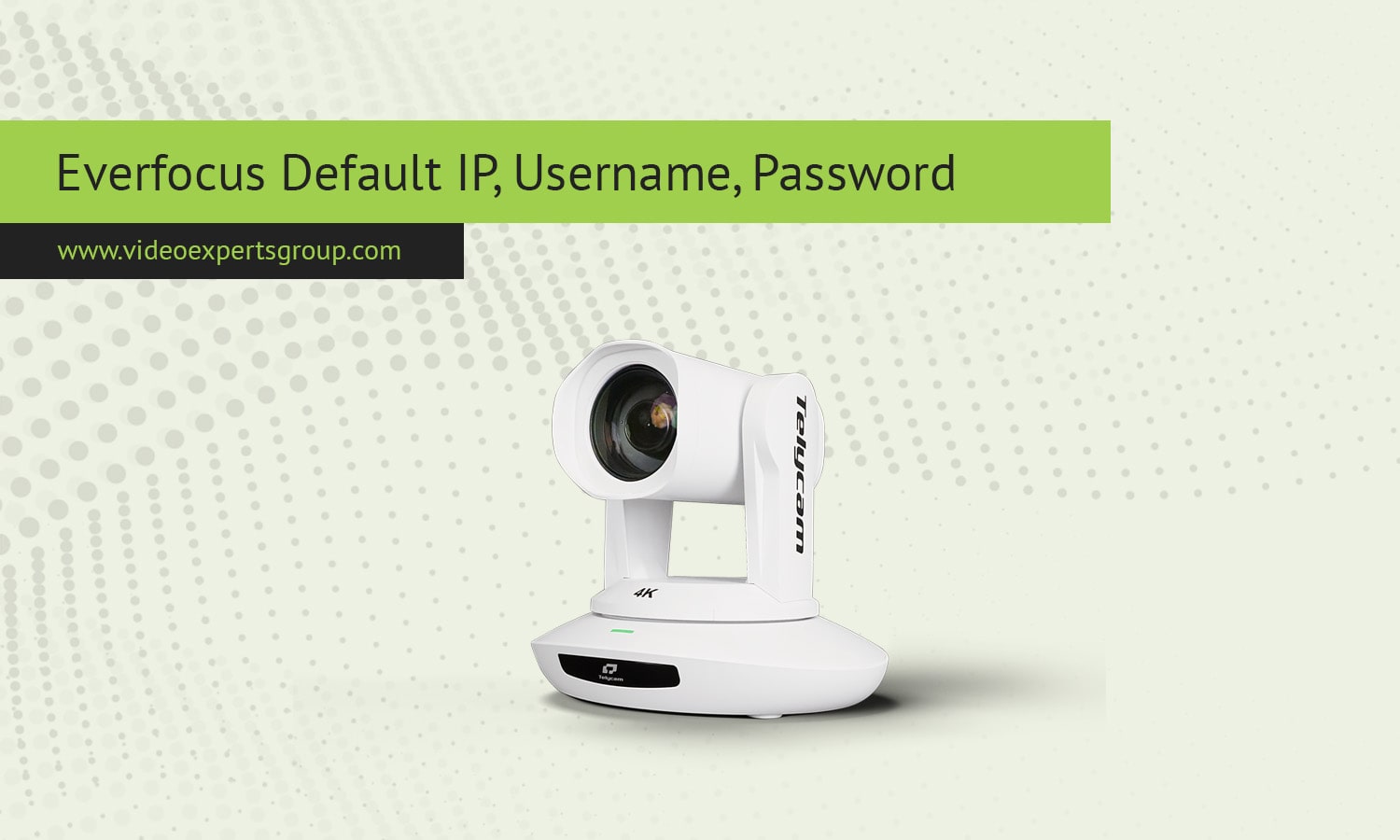 Everfocus Login: Default IP, Username, Password