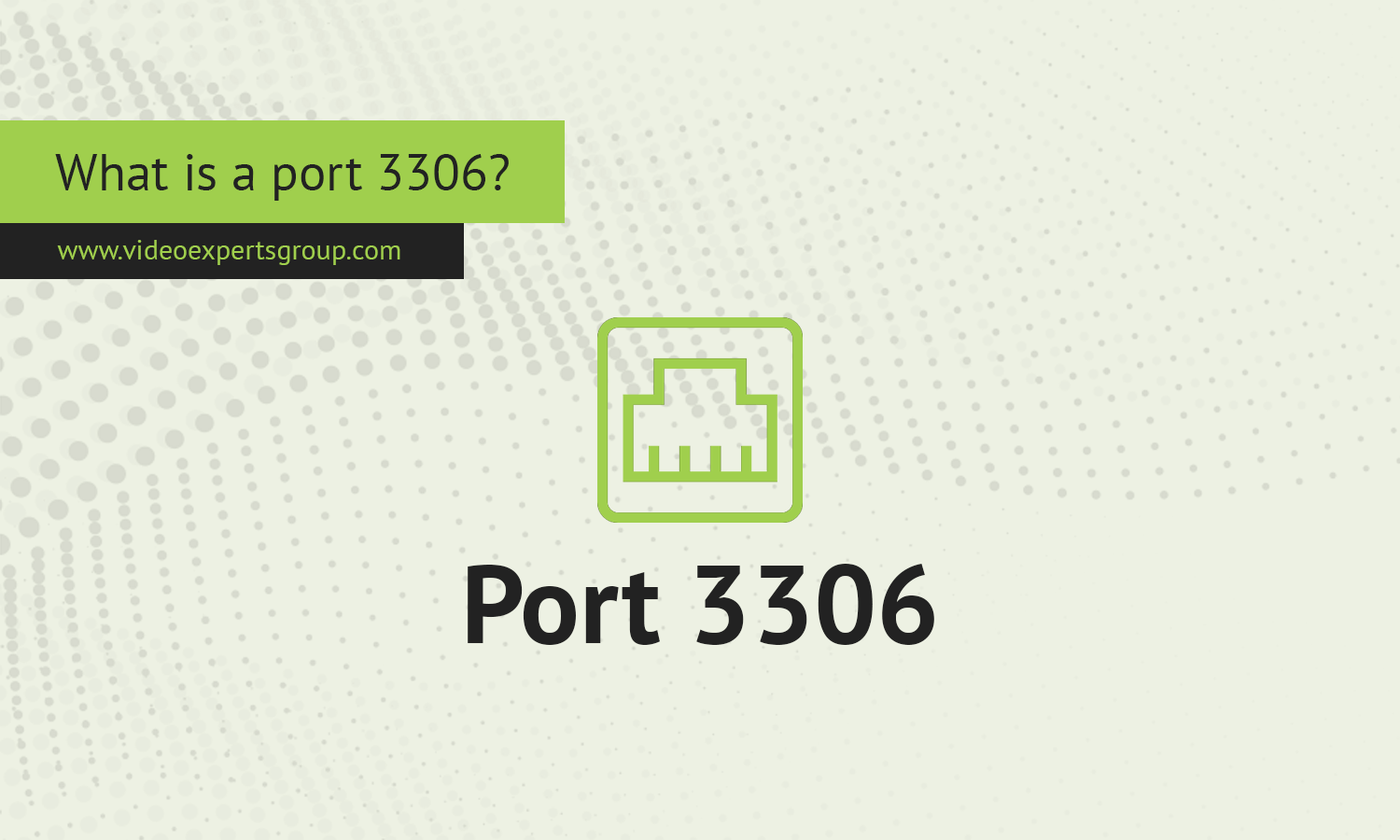 What is a port 3306?