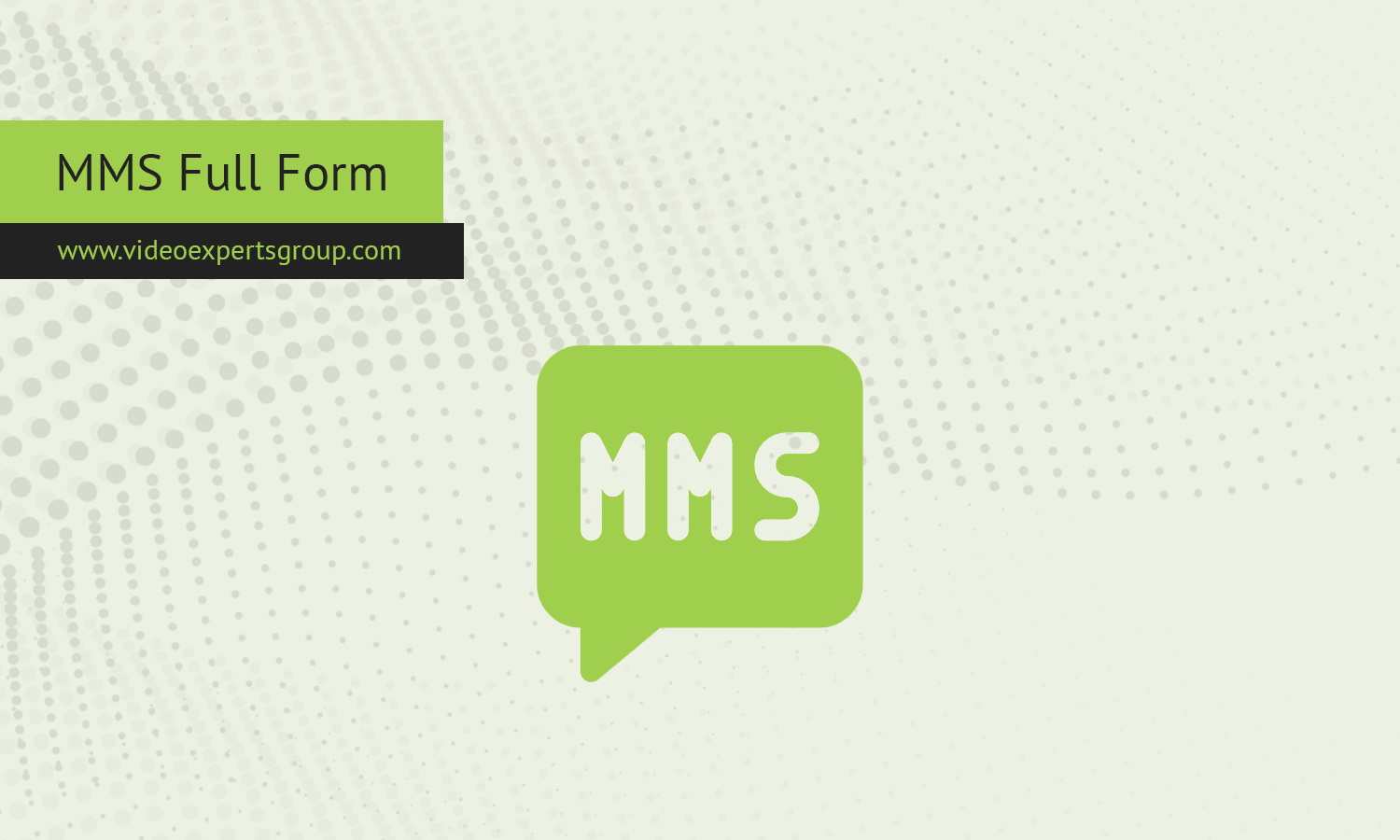 MMS Full Form: What is MMS