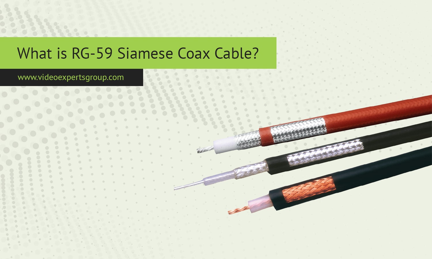 What is RG-59 Siamese Coax Cable?