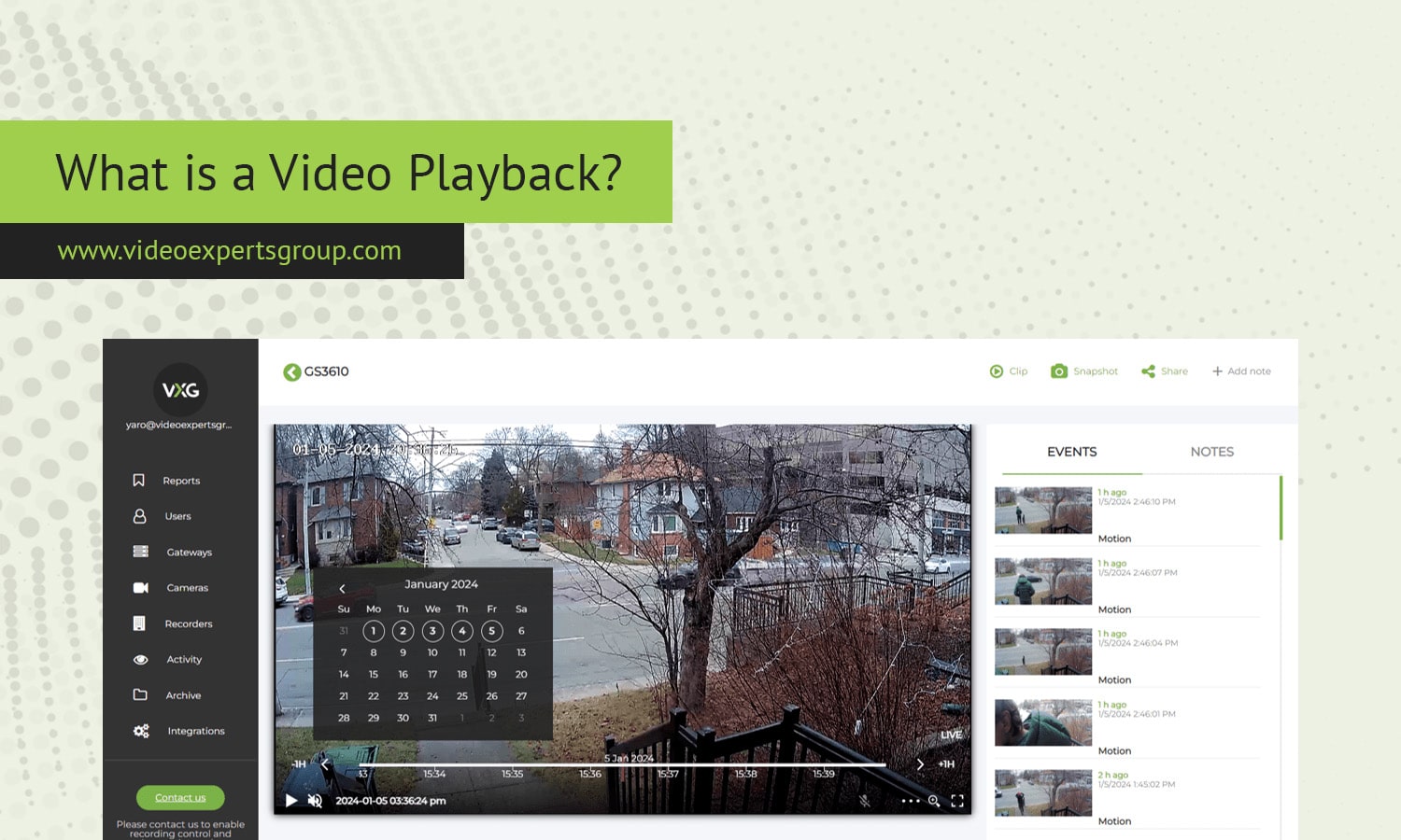 What is a Video Playback?