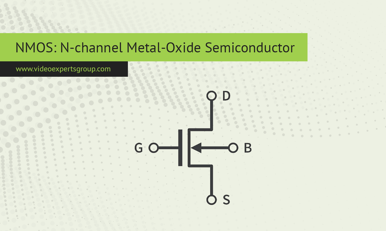 NMOS: N-channel Metal-Oxide Semiconductor