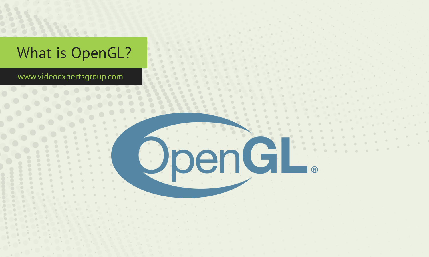 What is OpenGL?