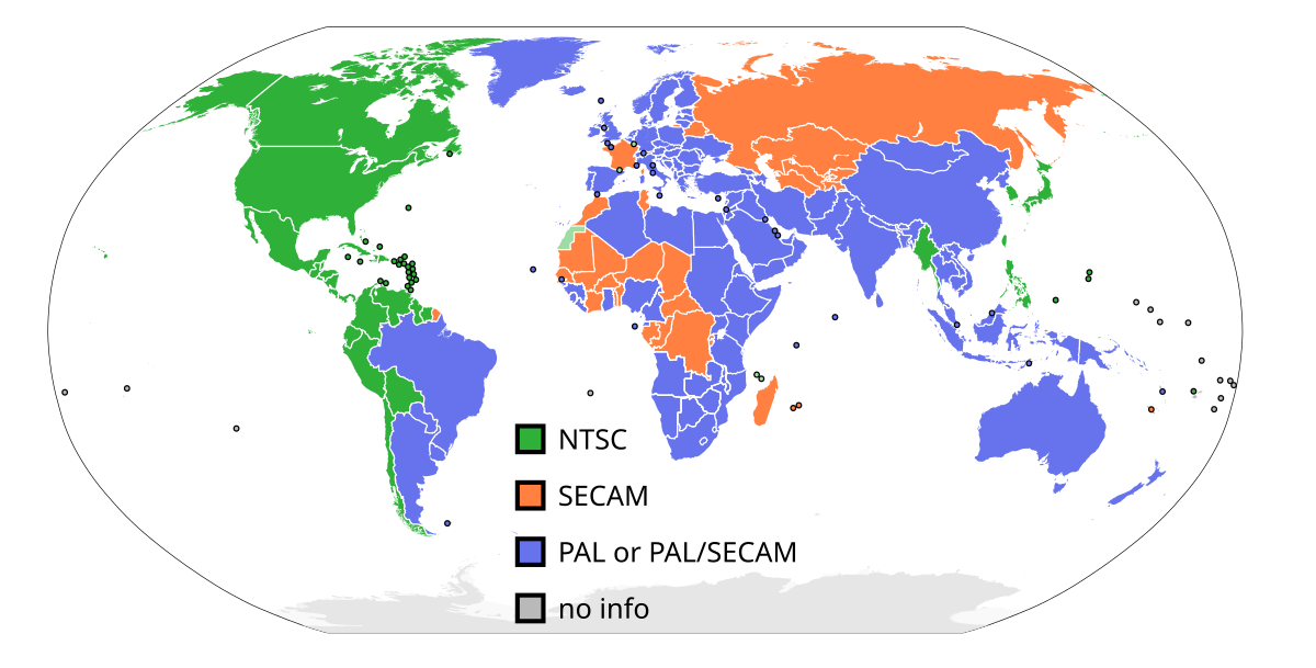 Which Countries Use the SECAM System