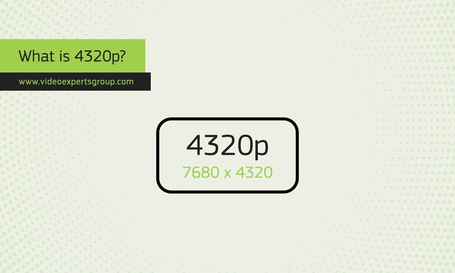 4320p: What is 4320p Resolution?