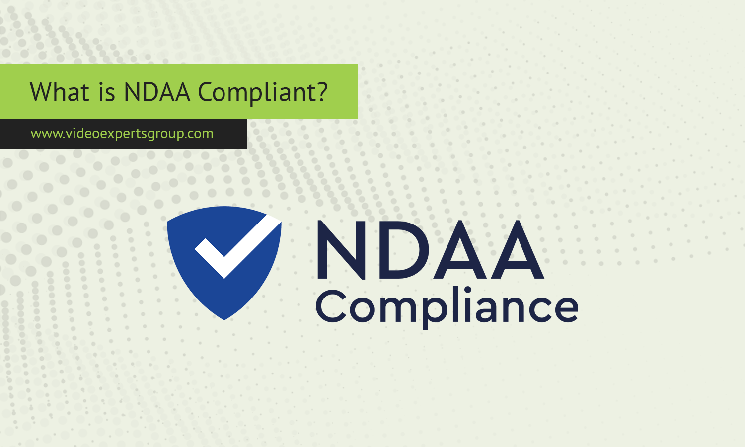 What is NDAA Compliant?