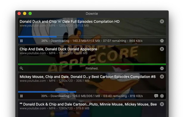 Downie HLS downloader for Safari